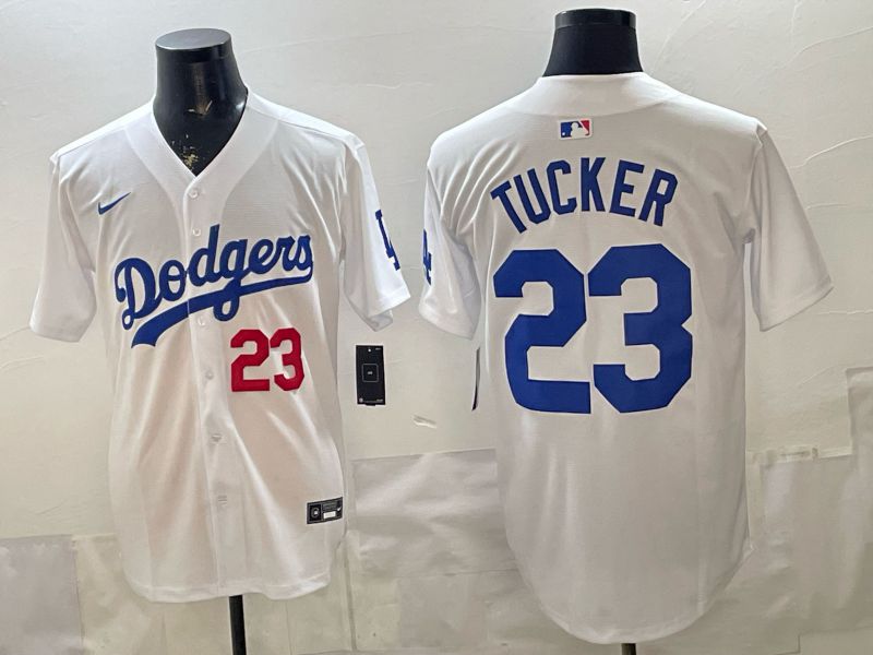 Men 2026 Los Angeles Dodgers #23 Tucker White Game Nike MLB Jersey style 006